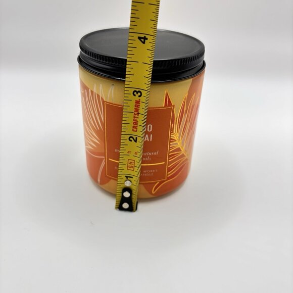 Bath and Body Works Mango Mai Tai Single Wick Candle Summer Fruit Tropical Soy - Picture 7 of 9